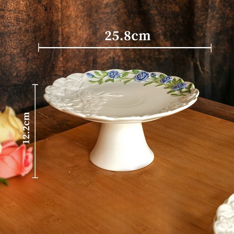 Floral Dream Rose Plate