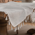 Waffle Tassel Tablecloth
