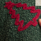 Xmas Night Tree Square Cushion
