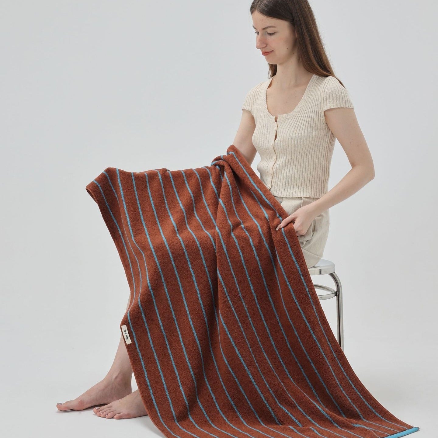 Nostalgic Soft Striped Towel