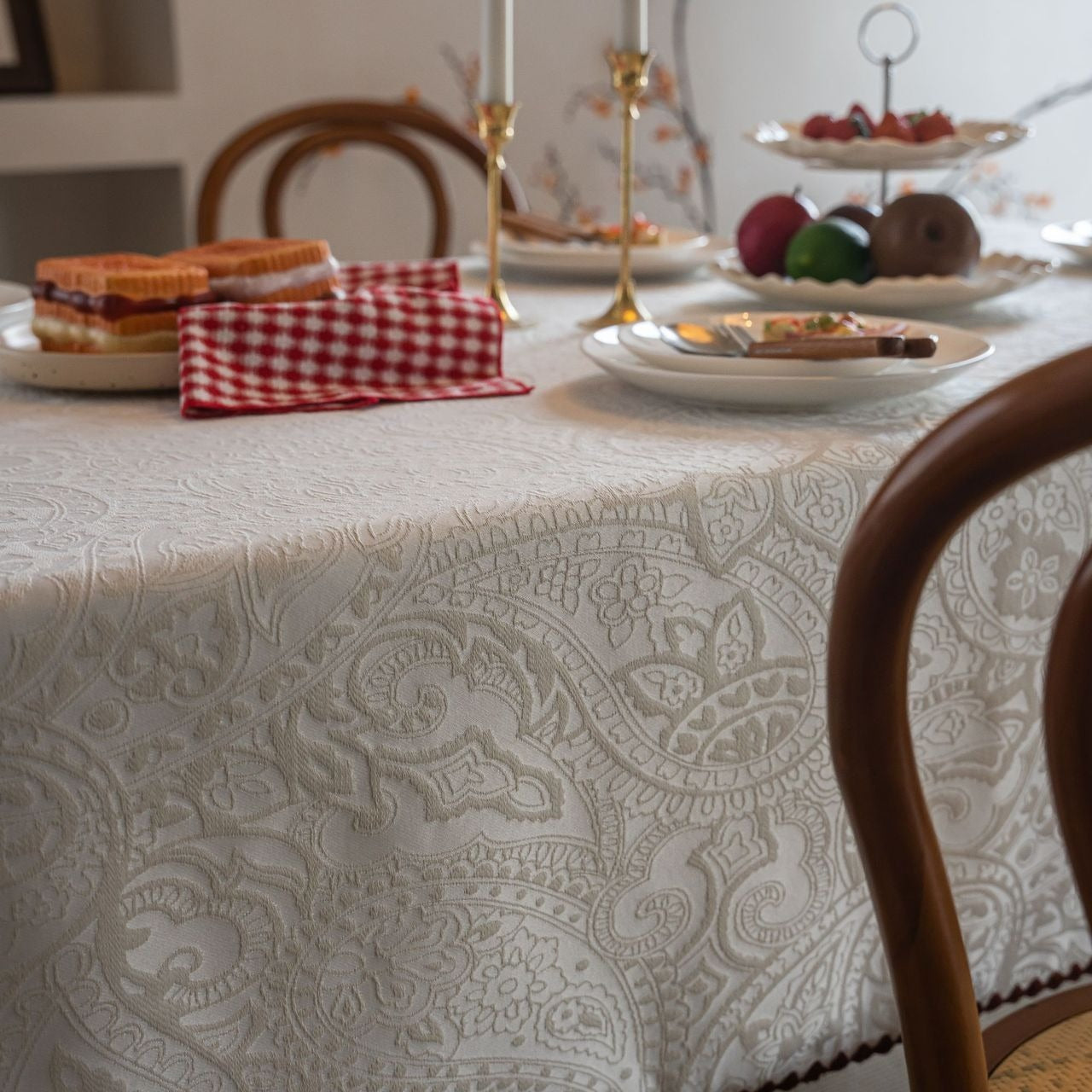 French Paisley Tablecloth