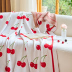 Cherry Blanket & Cushion