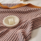 Earthy Contrast Throw