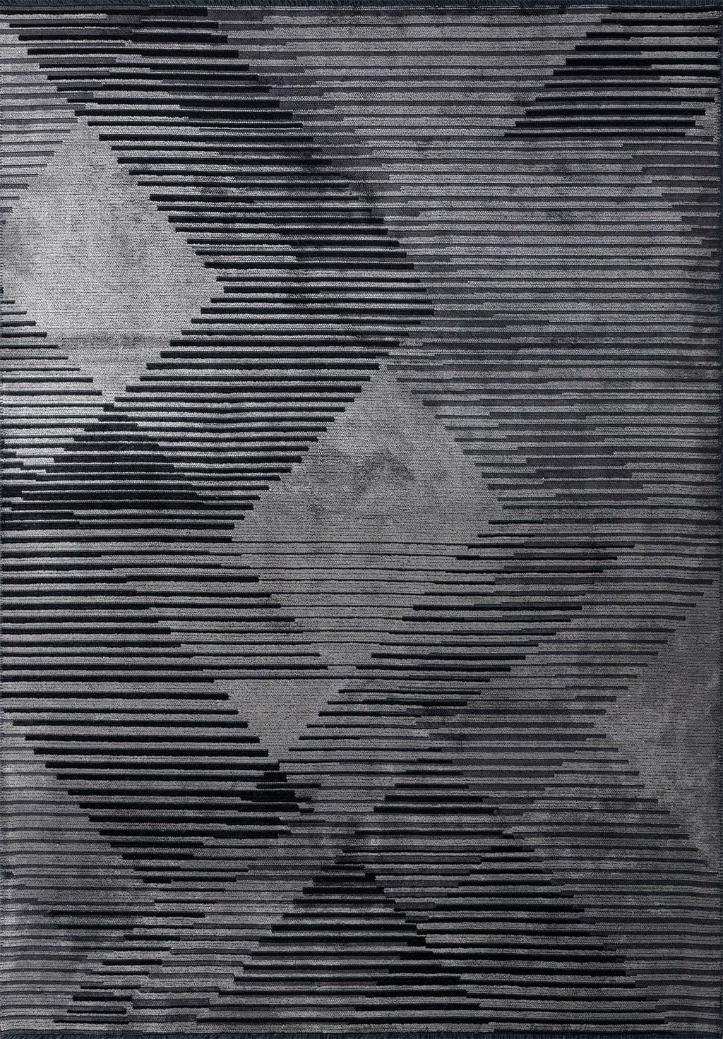 Barcelona Charcoal - Black Rug