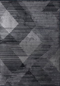 Barcelona Charcoal - Black Rug