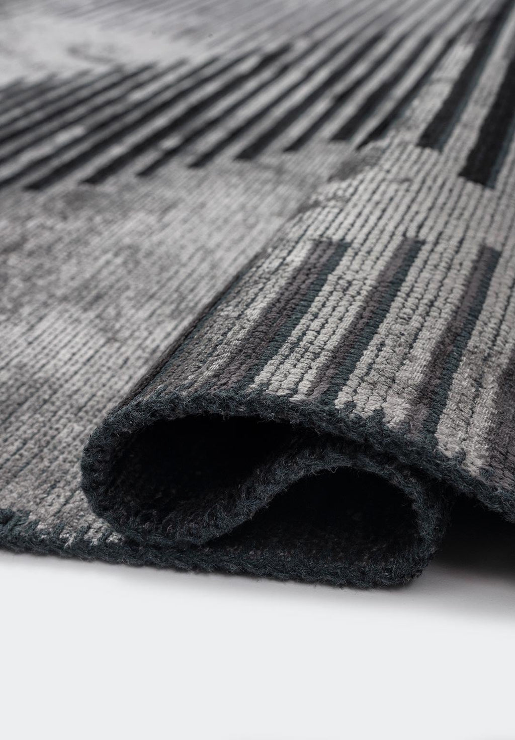 Barcelona Charcoal - Black Rug