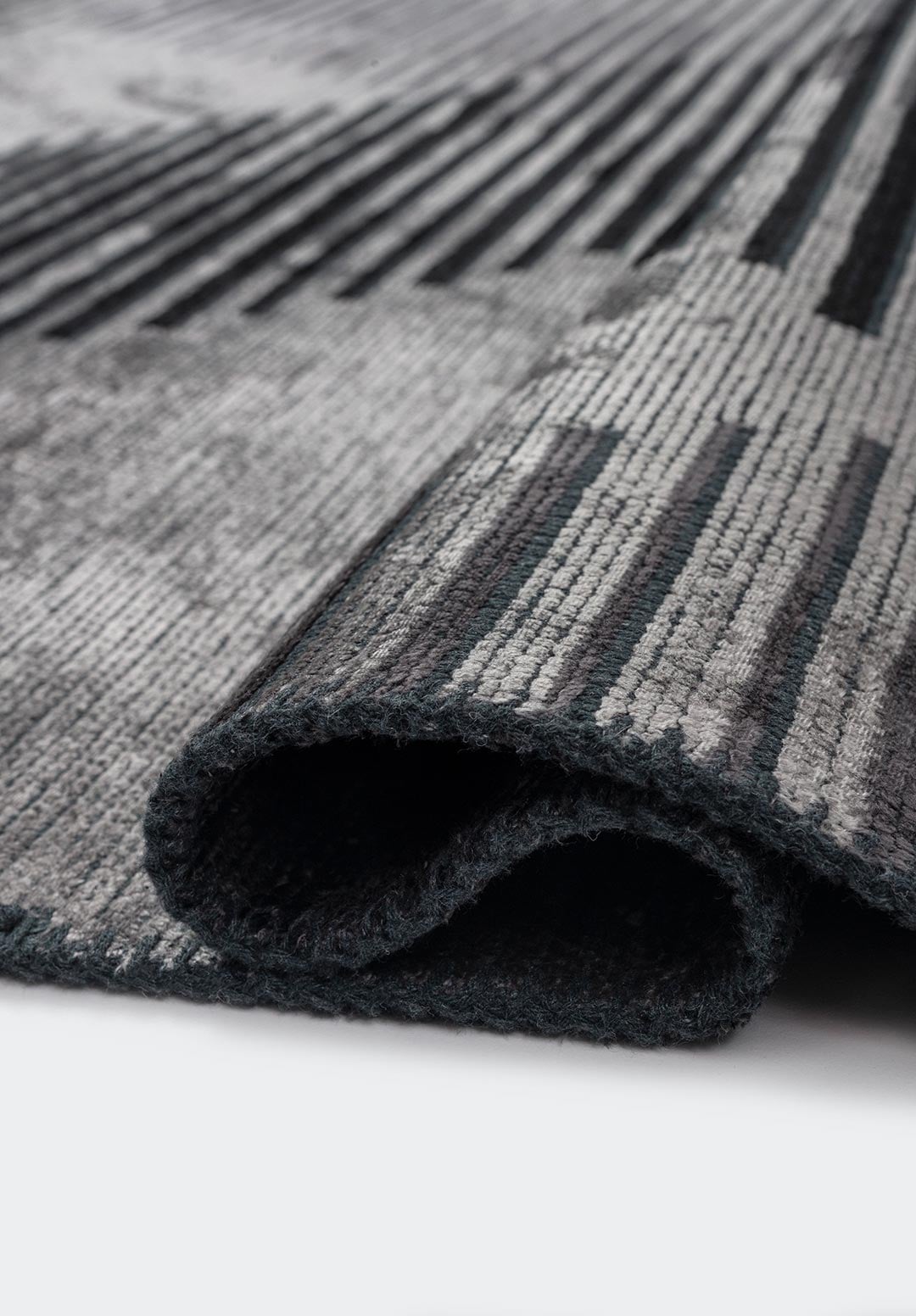 Barcelona Charcoal - Black Rug