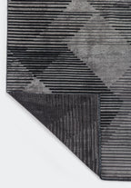 Barcelona Charcoal - Black Rug