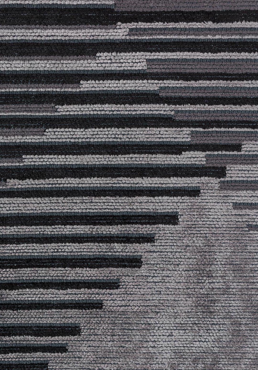 Barcelona Charcoal - Black Rug