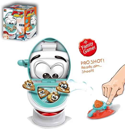 🎅2025 Christmas Hot Sale 💩Interactive Poop Shooting Game Set for Family Fun