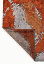 Madrid Rust - Light Grey Rug