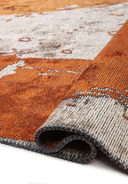 Madrid Rust - Cream Rug