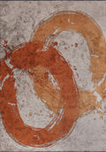 Madrid Rust - Cream Rug