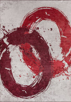 Madrid Cherry - Bone Rug