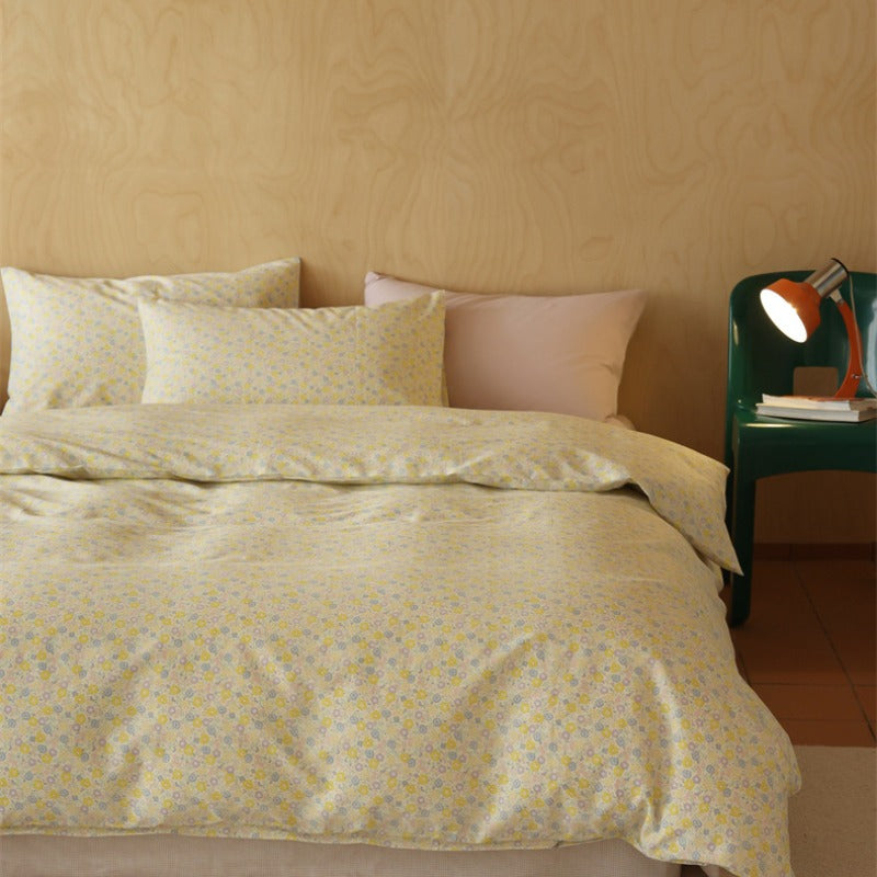 Blooming Yellow Bedding Set