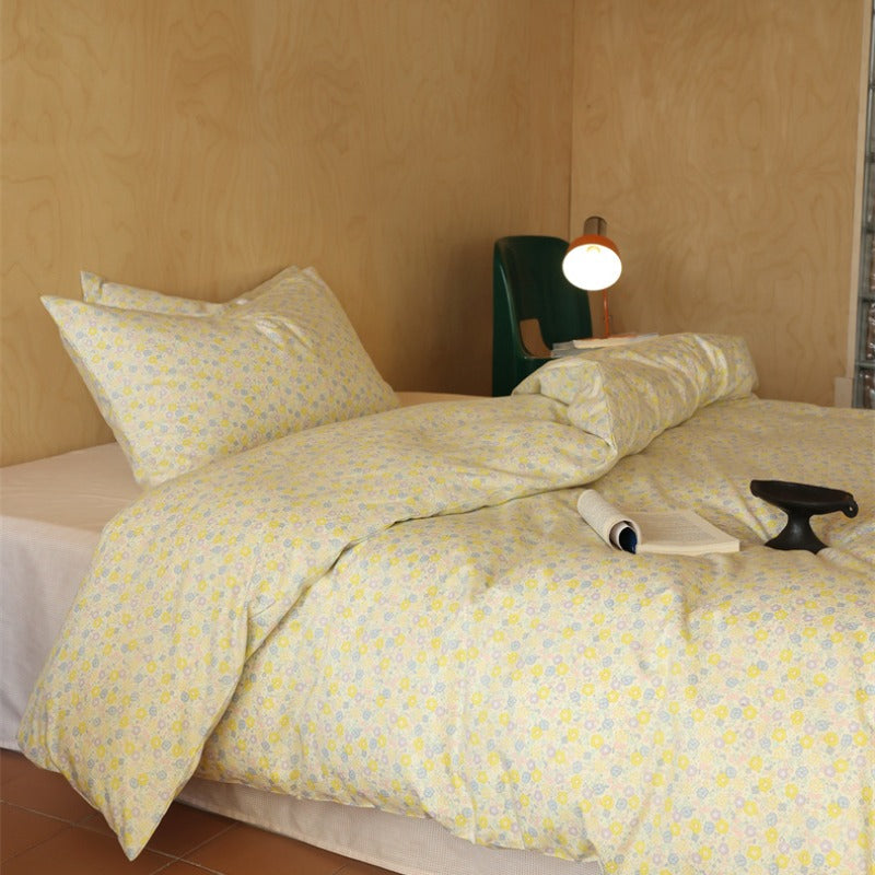 Blooming Yellow Bedding Set