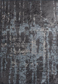 Toledo Charcoal - Blue Rug