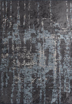 Toledo Charcoal - Blue Rug