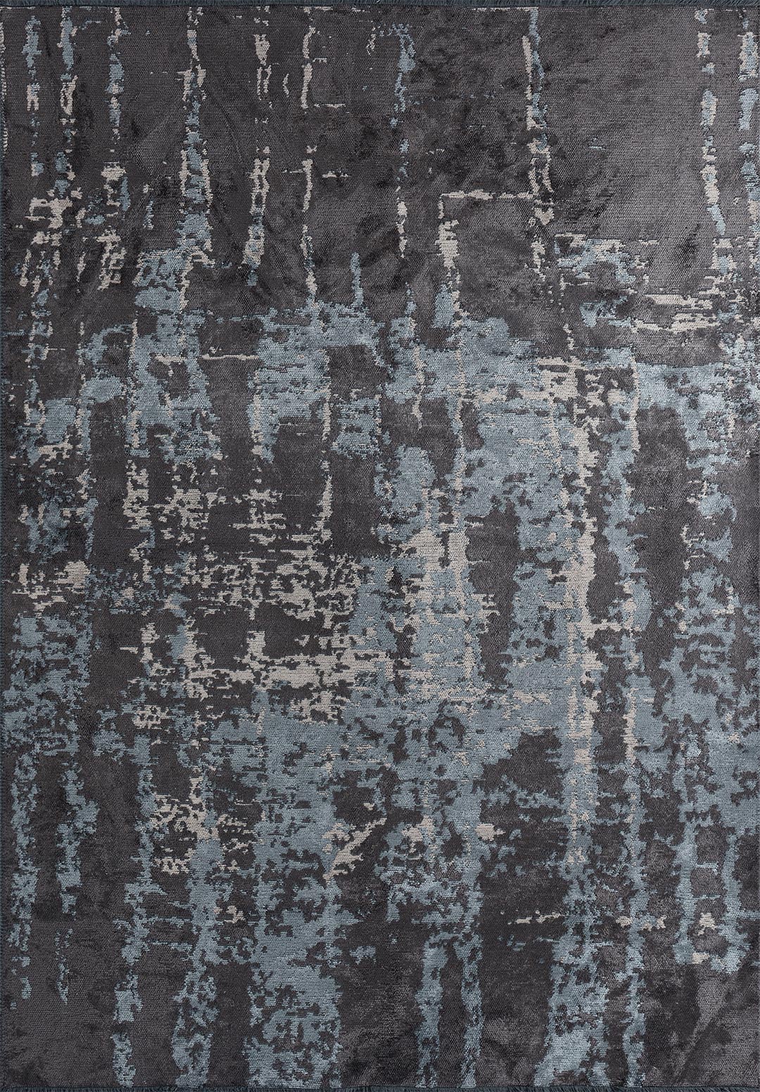Toledo Charcoal - Blue Rug