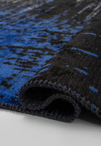 Murcia Black - Sax Blue Rug