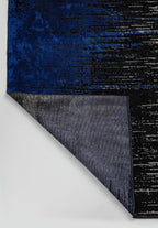 Murcia Black - Sax Blue Rug