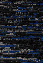 Murcia Black - Sax Blue Rug