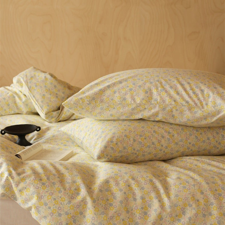 Blooming Yellow Bedding Set