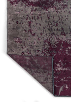 Mallorca Dark Damson - Dark Grey Rug