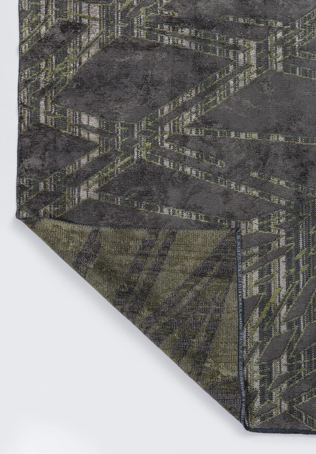 Grenoble Green - Charcoal Rug
