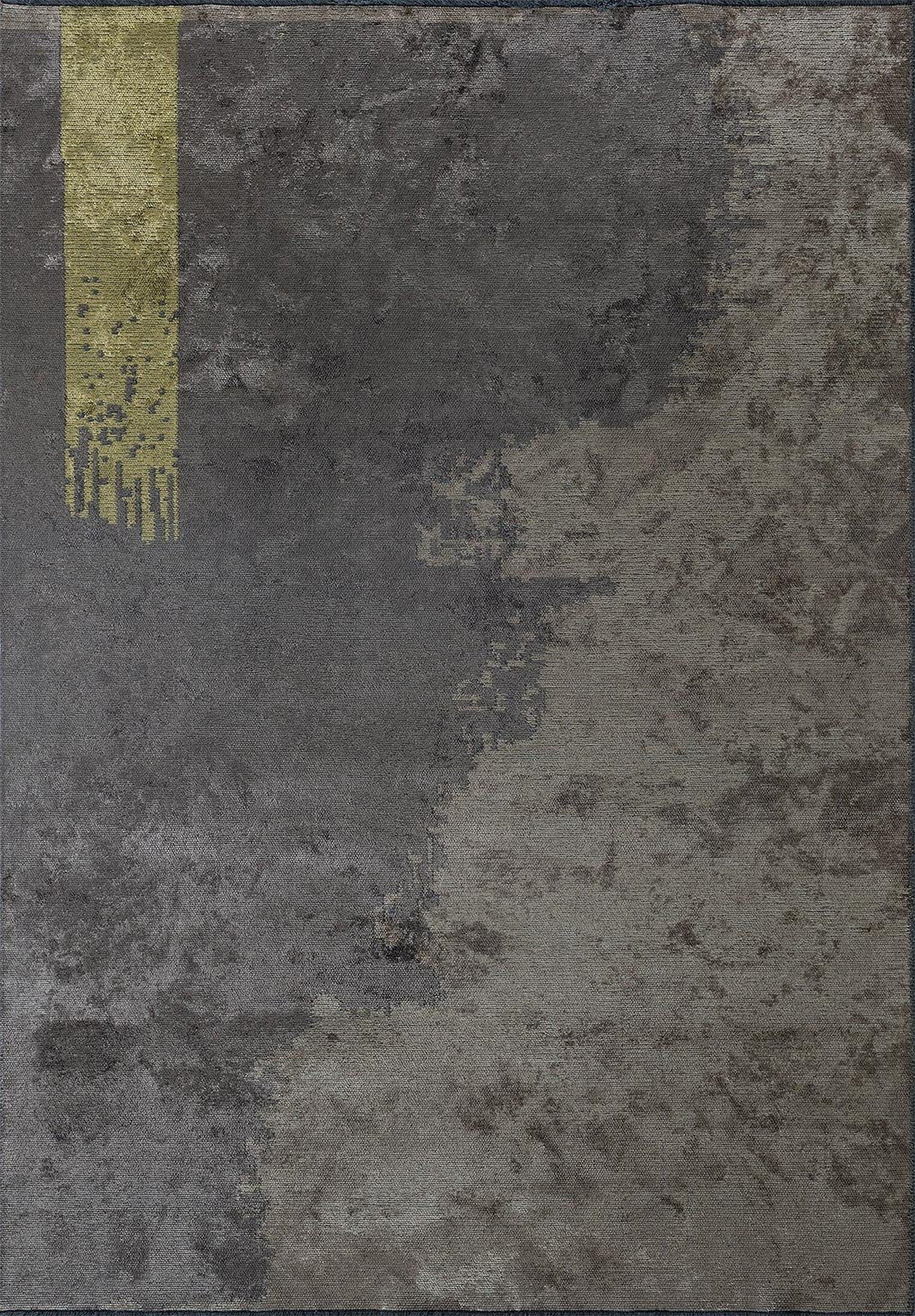 Monaco Anthracite - Khaki Rug