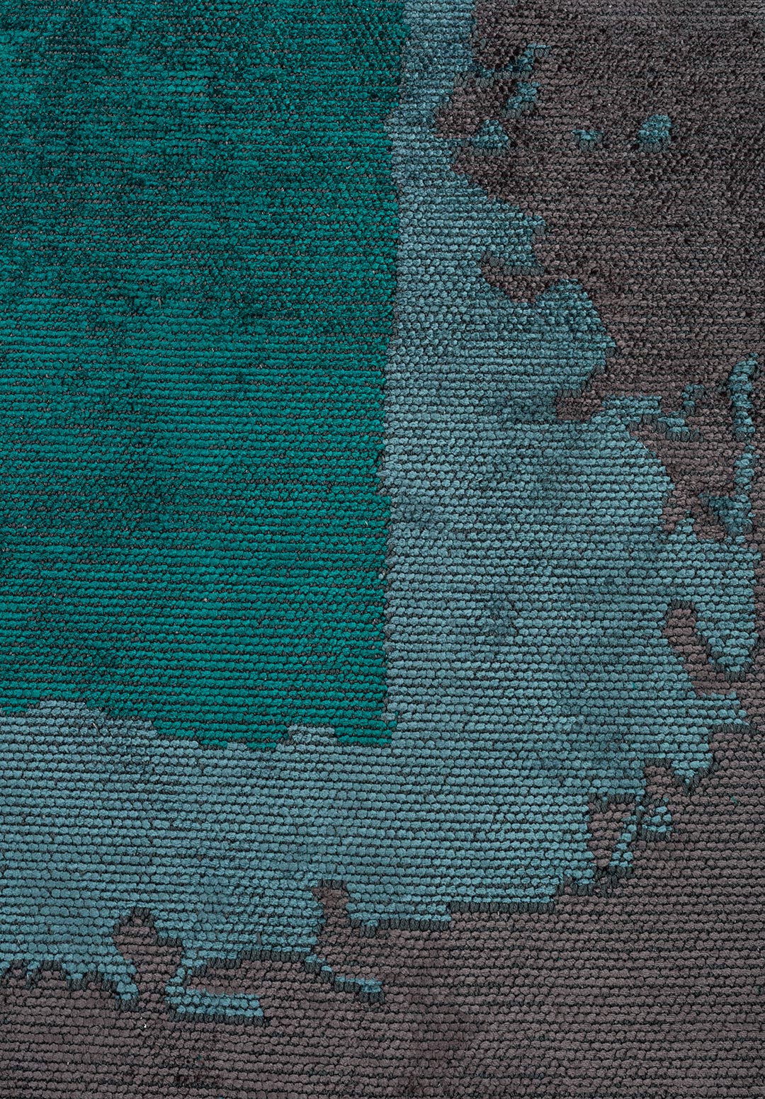 Hannover Dark Turquoise - Charcoal Rug