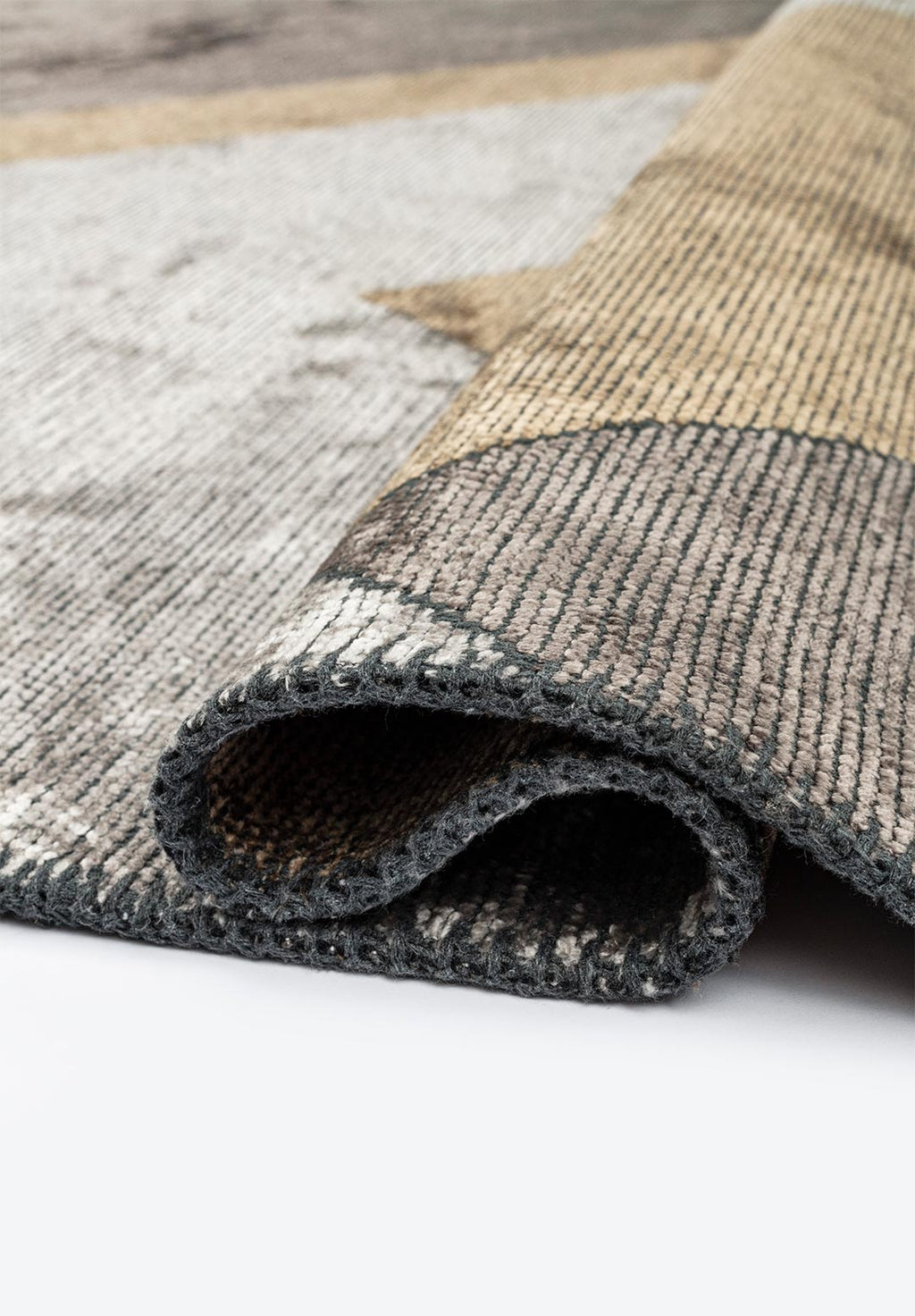 Pamplona Dark Grey - Cream Rug