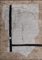 Salamanca Dark Beige - Light Grey Rug