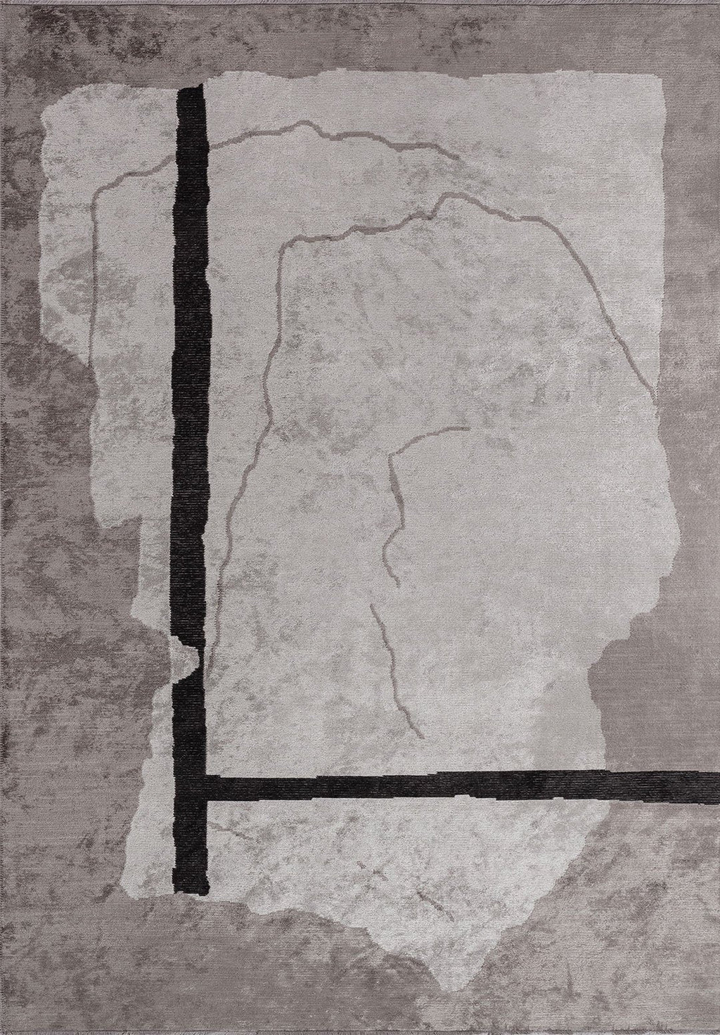 Salamanca Light Grey - Dark Grey Rug