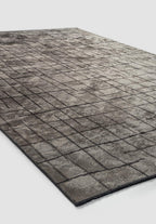 Brooklyn Charcoal - Cream Rug
