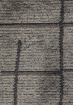 Brooklyn Charcoal - Cream Rug