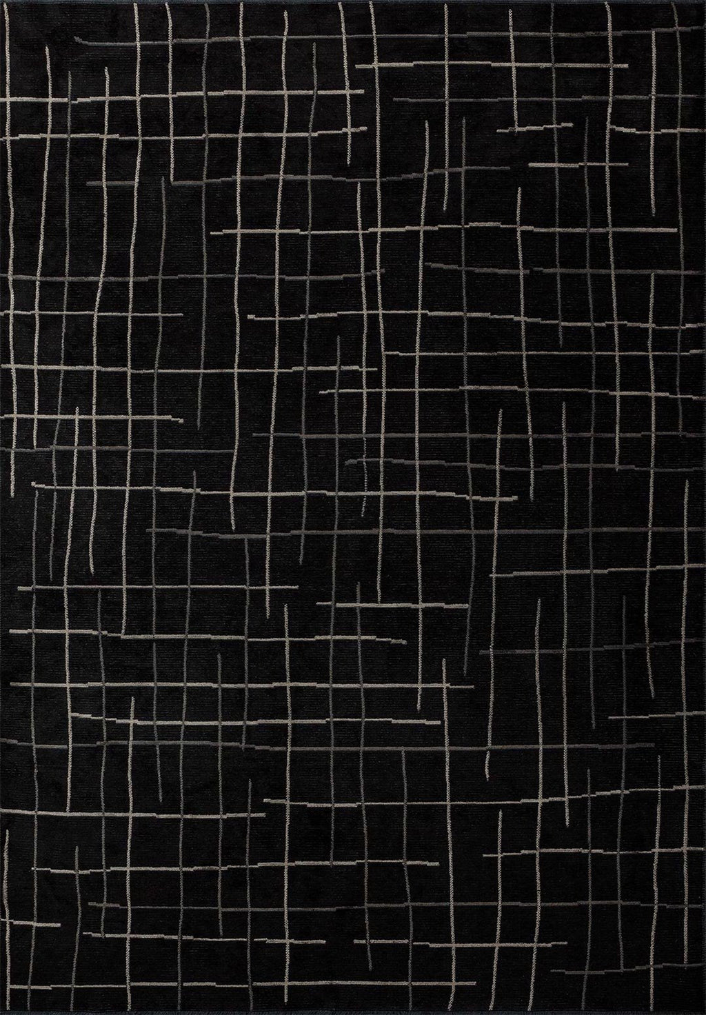 Brooklyn Anthracite - Black Rug
