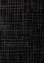 Brooklyn Anthracite - Black Rug
