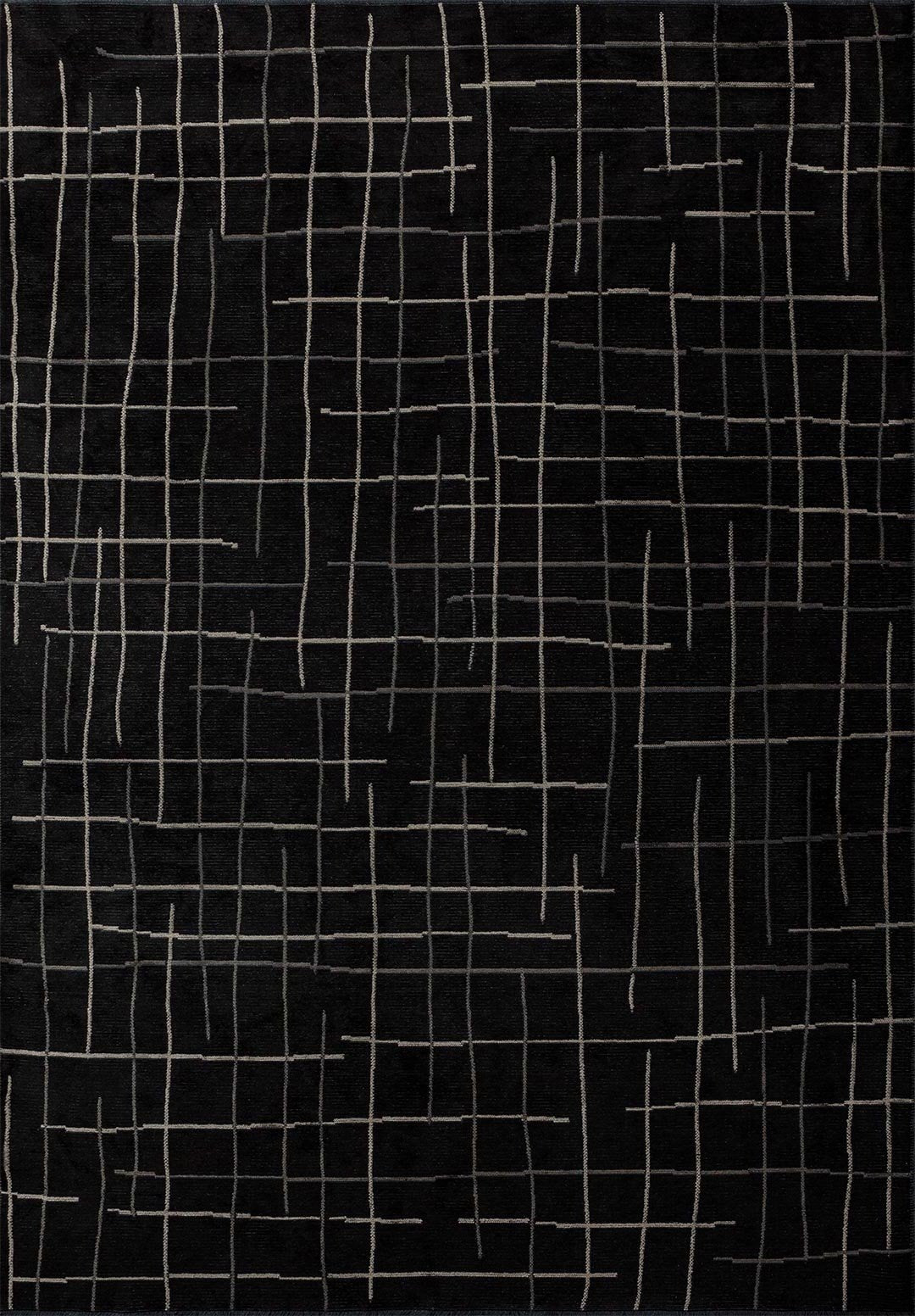 Brooklyn Anthracite - Black Rug