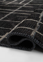 Brooklyn Anthracite - Black Rug