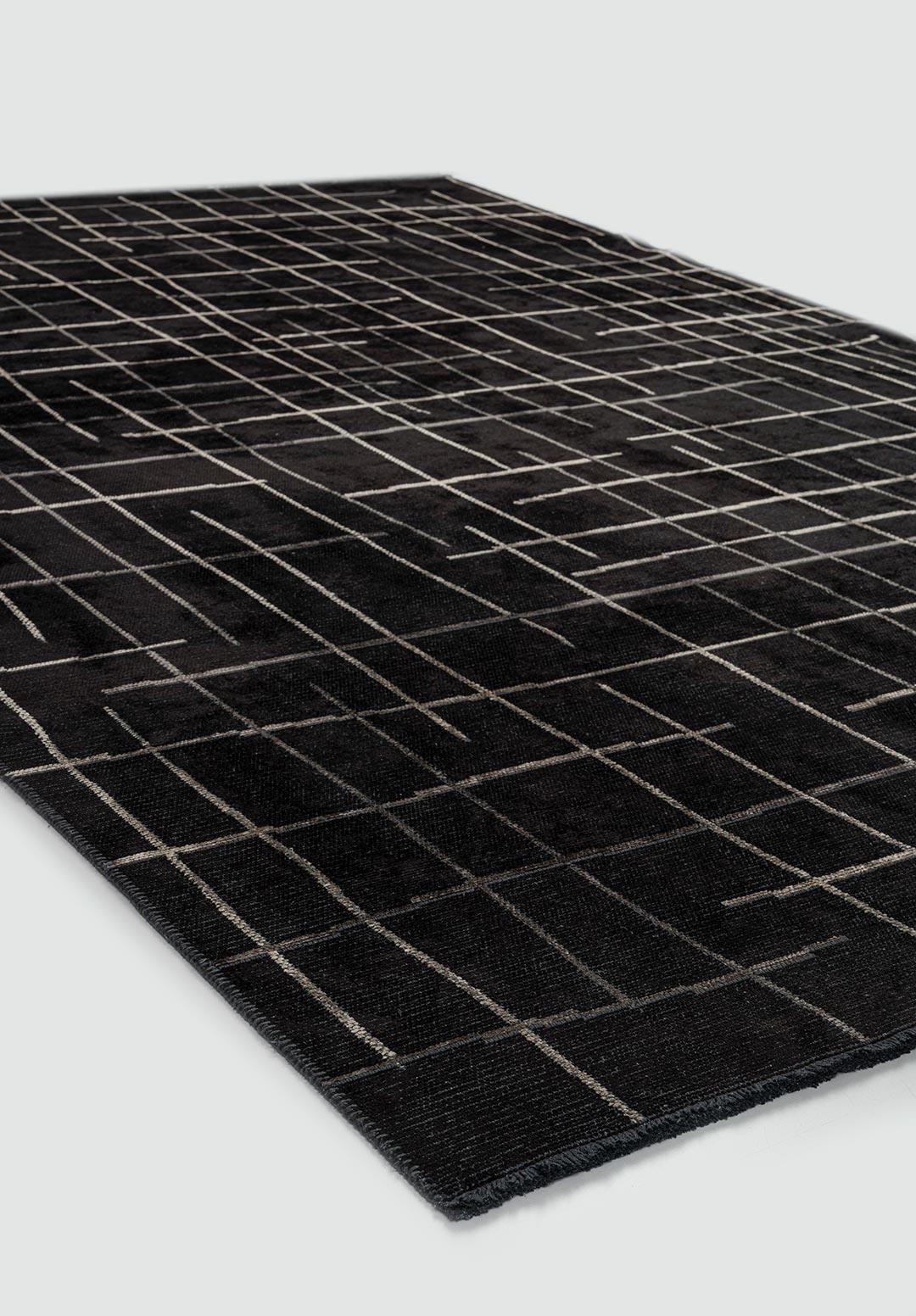 Brooklyn Anthracite - Black Rug