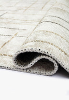 Brooklyn Anthracite - Beige Rug
