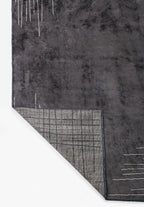 Manhattan Charcoal - Beige Rug