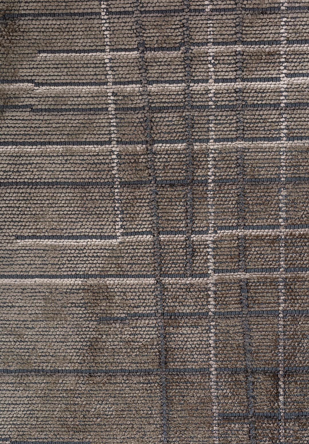 Manhattan Khaki - Anthracite Rug