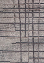 Manhattan Cream - Dark Grey Rug
