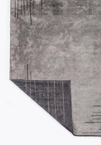 Manhattan Cream - Dark Grey Rug