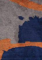 Munich Dark Navy - Dark Grey Rug
