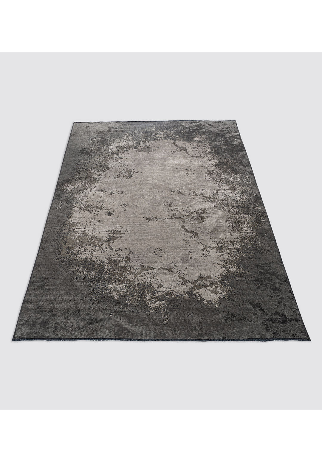Oslo Anthracite - Khaki Rug