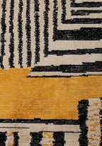 Oxford Black - Cream Rug