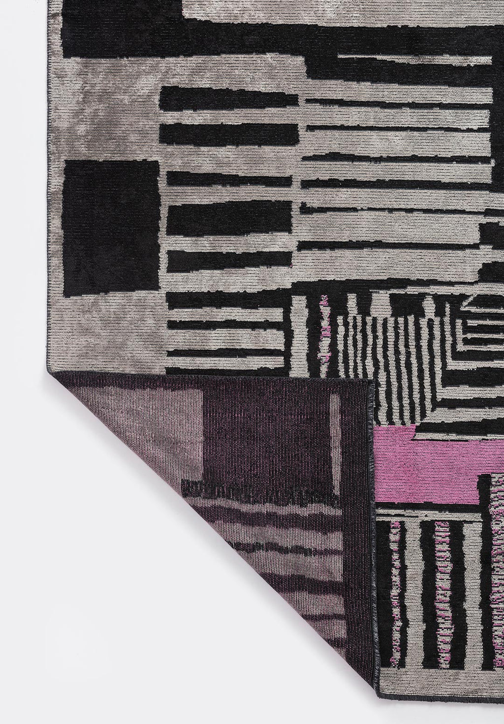 Oxford Black - Grey Rug